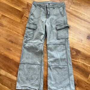 Girls art class grey cargo denim jeans